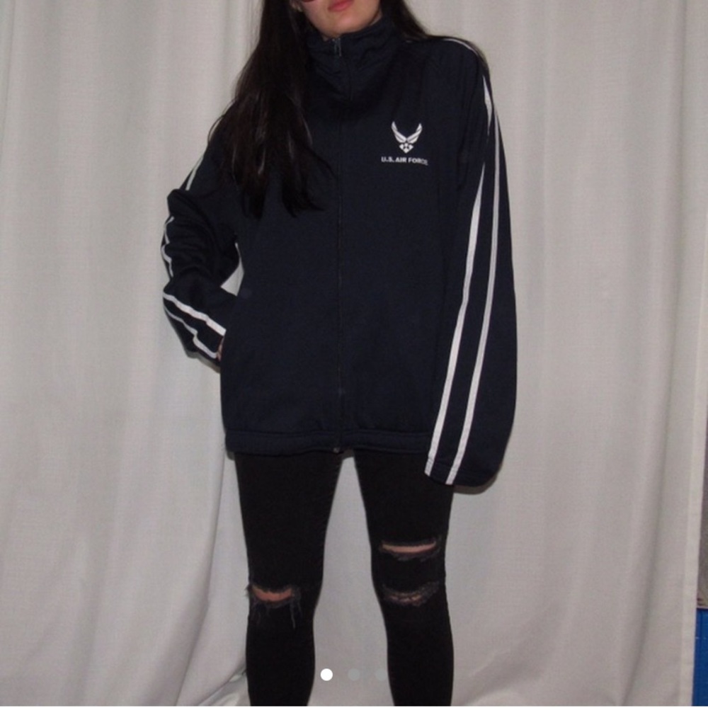 Navy blue Air Force jacket